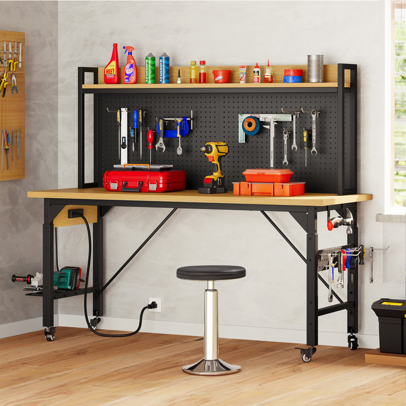 The Twillery Co.® Alica 59.1'' W Manufactured Wood Top